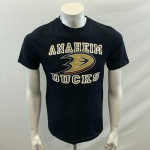 Anaheim Ducks NHL T Shirt Men's Size Small Black